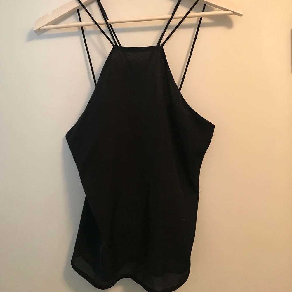 Black Strappy Tank